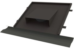 Thermoduct flat horizontal roof terminal diameter 200 for sloping roof